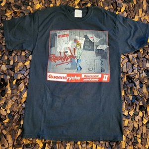 Vintage 2000s Queensryche "Operation: Mindcrime II Revolution" T Shirt Medium